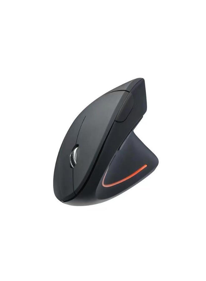 ماوس لاسلكي عمودي مريح، بنقرة صامتة، وضع مزدوج بتقنية البلوتوث و2.4 جيجاهرتز، إضاءة RGB، قابل لإعادة الشحن لأجهزة الكمبيوتر المحمولة وأجهزة الكمبيوتر الشخصية وأجهزة ماك بوك. - Image 4