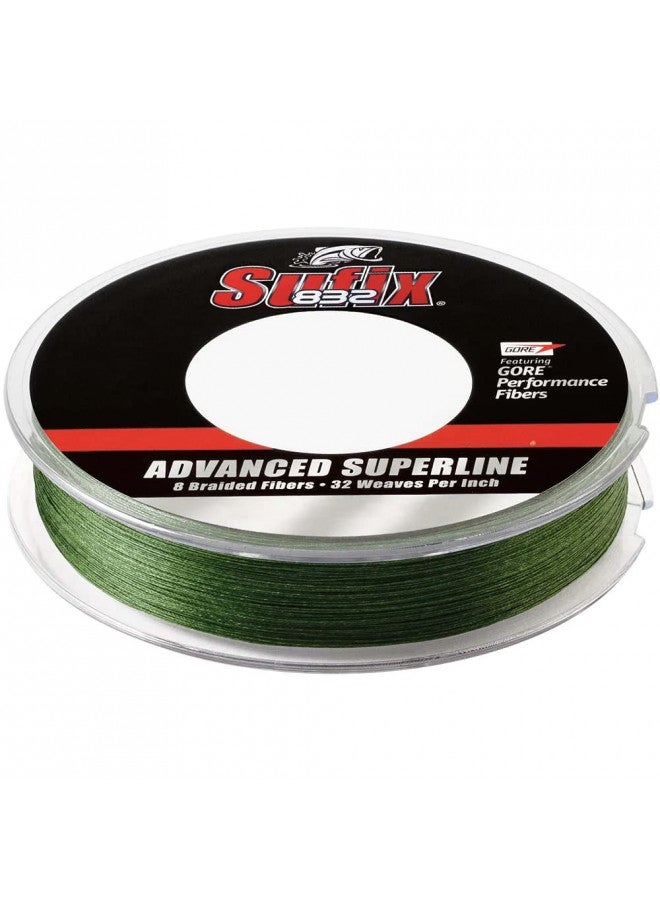 Suffix 832 Braid 30 lb Low-Vis Green 150 yards