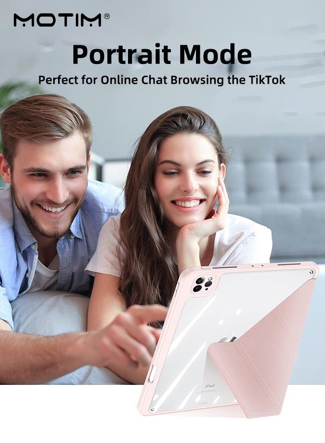 Motim Case for iPad Pro 11 inch 2022/2021/2020/2018 Model (4th/3rd/2nd/1st Generation) Cover Y-Fold Design With Multi-Angle Stand Function Protective Shockproof Shell - Image 5