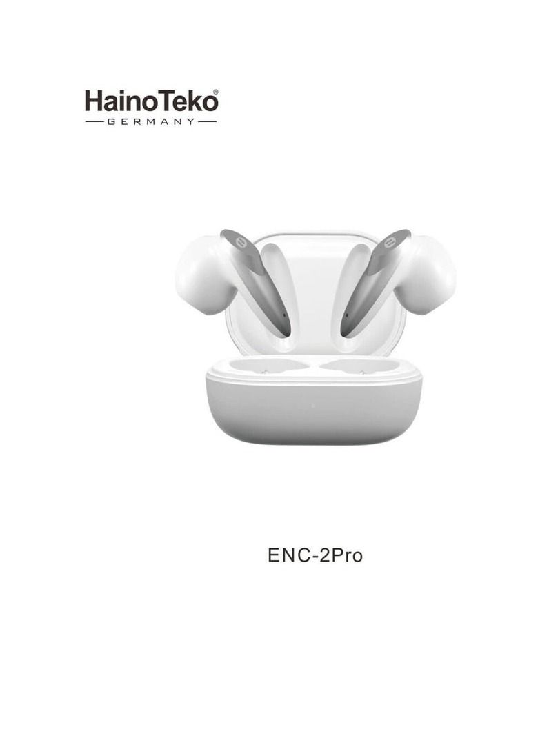 Haino Teko ENC 2 Pro Wireless EarBuds Active Noise Cancellation For iPhones and Android - Image 1