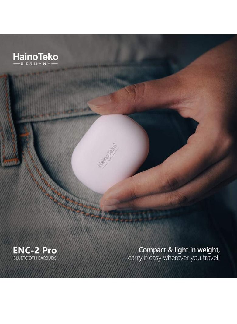 Haino Teko ENC 2 Pro Wireless EarBuds Active Noise Cancellation For iPhones and Android - Image 2