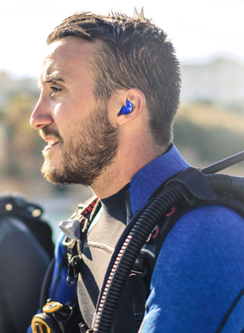 قطوب عالية الجودة سيليكون سدادات الأذن للسباحة ، الغطس ، الغوص ، دش ، ركوب الأمواج وغيرها من الرياضات المائية للأطفال والكبار . - Image 5