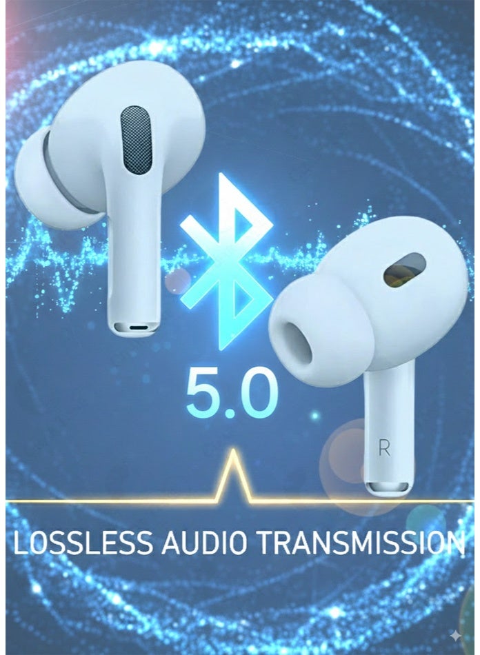 الذاكرة السريعة سماعات أذن لاسلكية حقيقية – ٣ ساعات من التشغيل لكل شحنة | ٢٥ ساعة من التشغيل الإجمالي مع العلبة | تحكم باللمس، هيكل ABS وعلبة سيليكون مقاومة لبصمات الأصابع | متوافقة مع جميع أجهزة بلوتوث. - Image 2