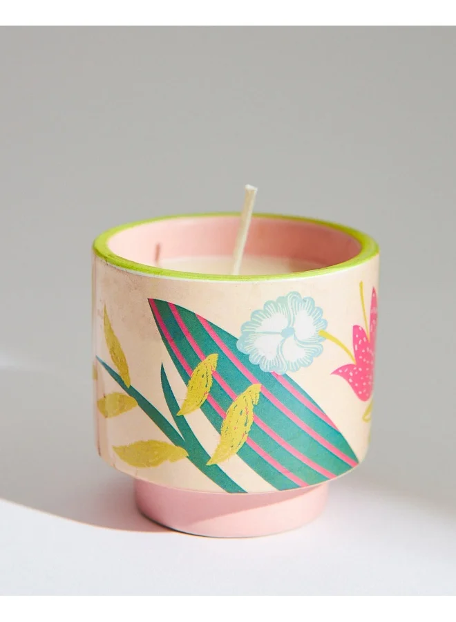 Chumbak White Lily Soy Wax Candle - Small