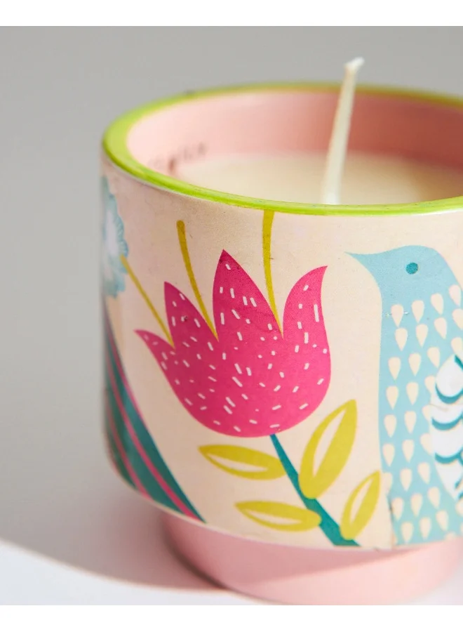 Chumbak White Lily Soy Wax Candle - Small
