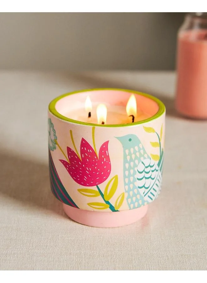 Chumbak White Lily Soy Wax Candle - Small