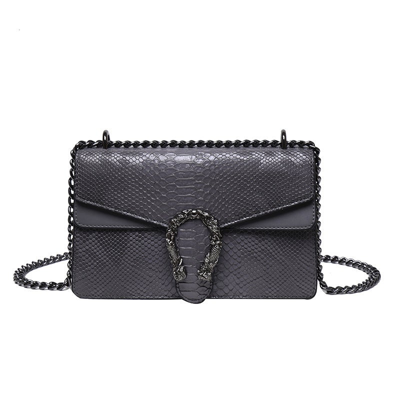Style Retro Chain Small Square Bag For Women New Trendy Niche Fashion All-Match Shoulder Messenger Bag Bag Bag - Image 1