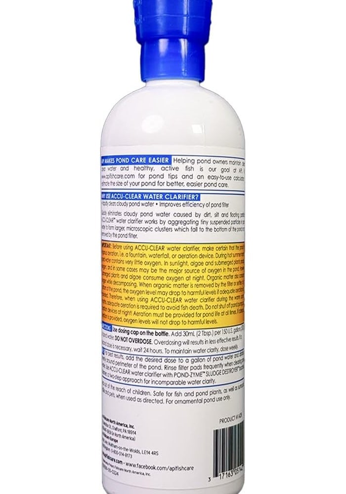 API Pond Accu-Clear Water Clarifier, 16 Oz (473 ml) - Quickly Clears Pond Water - Image 2