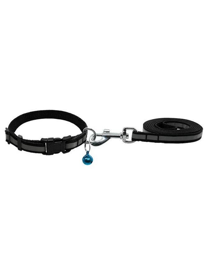 Dog Collar Leash Set Included Bell Nylon Reflective Puppy Collar Walking Leash Lead Set Adjustable For Small Puppy-Chihuahua Yorkie-Width-1.5Cm (Pack Of 1) (Purple) - Image 4