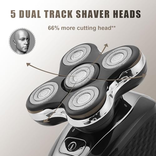 Sodaer Shaver Replacement Head Compatible with Remington Electric Shaving Model SPR-XR7000,for Bald Men.(4packs) - Image 2