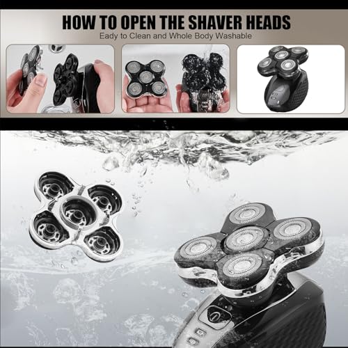 Sodaer Shaver Replacement Head Compatible with Remington Electric Shaving Model SPR-XR7000,for Bald Men.(4packs) - Image 4