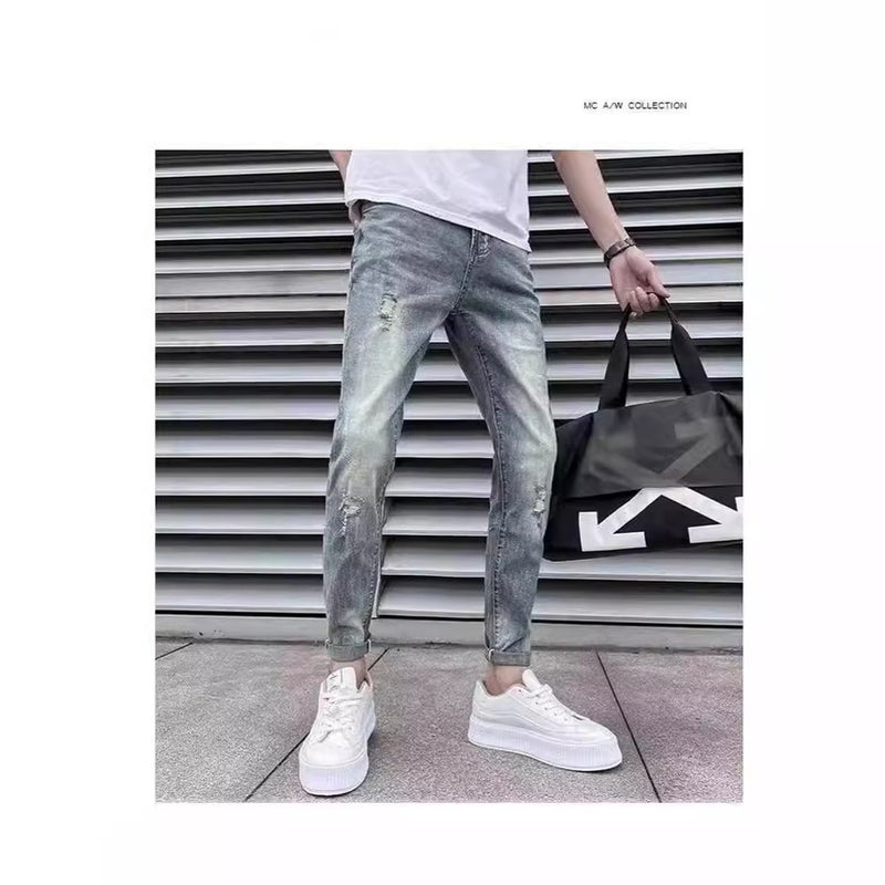 Unisex Classic Denim Jeans Loose Fit Daily Outdoor Wear - Image 5