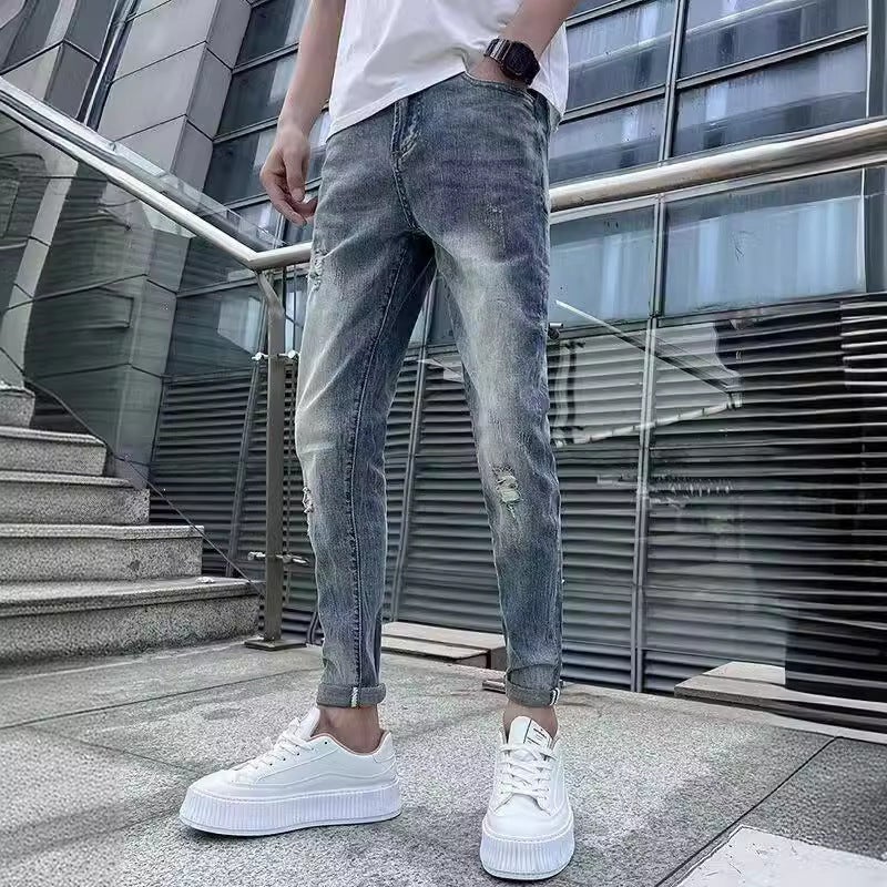 Unisex Classic Denim Jeans Loose Fit Daily Outdoor Wear - Image 2