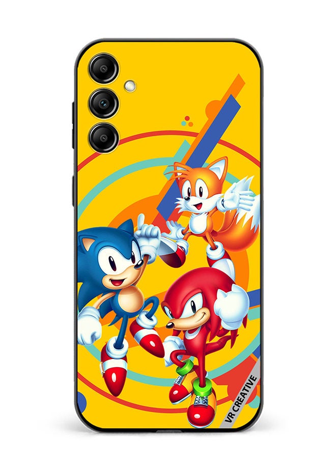 VR CREATIVE Protective Case Cover For Samsung Galaxy A14 5G/A14 Sonic Design Multicolour - Image 1