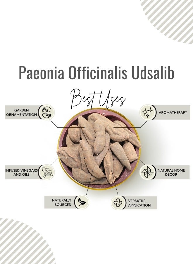 Awafi Mill Udsalib (Paeonia Officinalis) Pure and Natural Raw Herbs  Chemical-Free Herbal  - Image 2