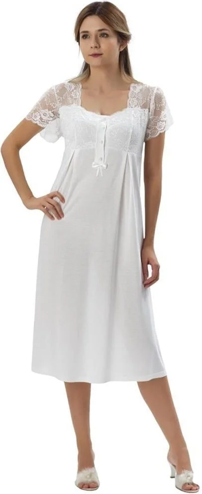 Duchesse 2008 Pregnant Maternity Nightgown Dressing Gown Set