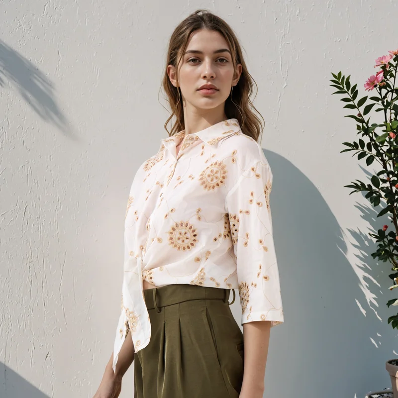 تواكستريمز 2Xtremz Schiffli Embroidered Shirt