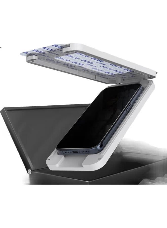 Blueo Privacy Screen Protector For Apple Iphone 15 Pro Max, Anti-Peeping Tempered Glass Film, Dust-Free Installation, Anti-Spy, Anti-Fingerprint Protective Film - Image 2