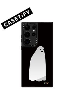 Sleek Black with White Ghost Accent