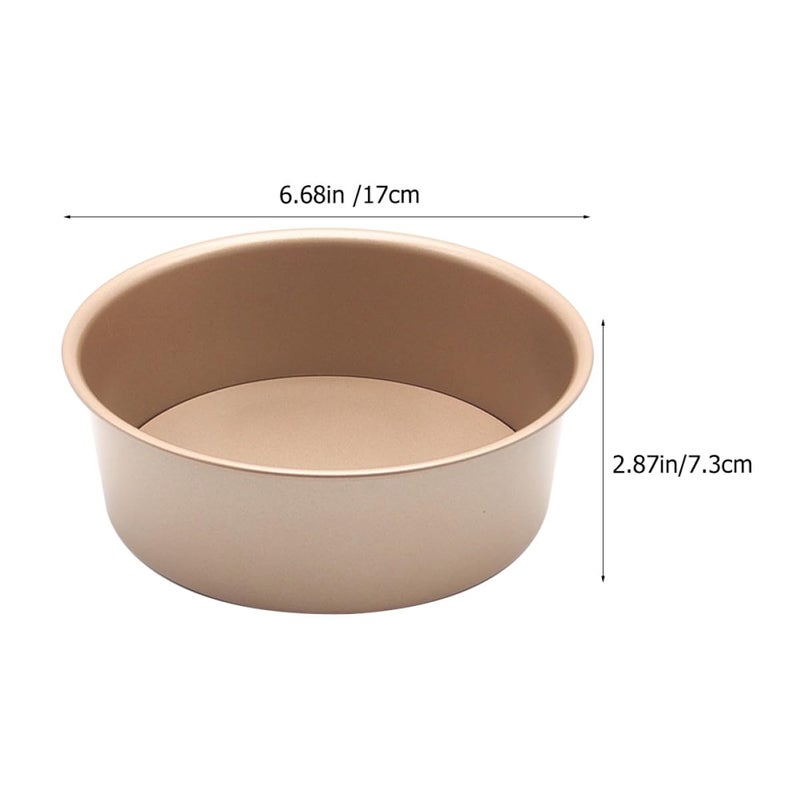 6 Inch High Carbon Steel Round Cake Pan Nonstick Removable Bottom for Baking - Image 5