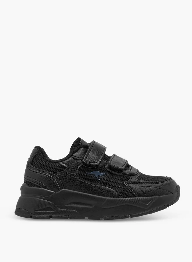 kangaROOS Unisex Logo Detail School Shoes with Hook and Loop Closure