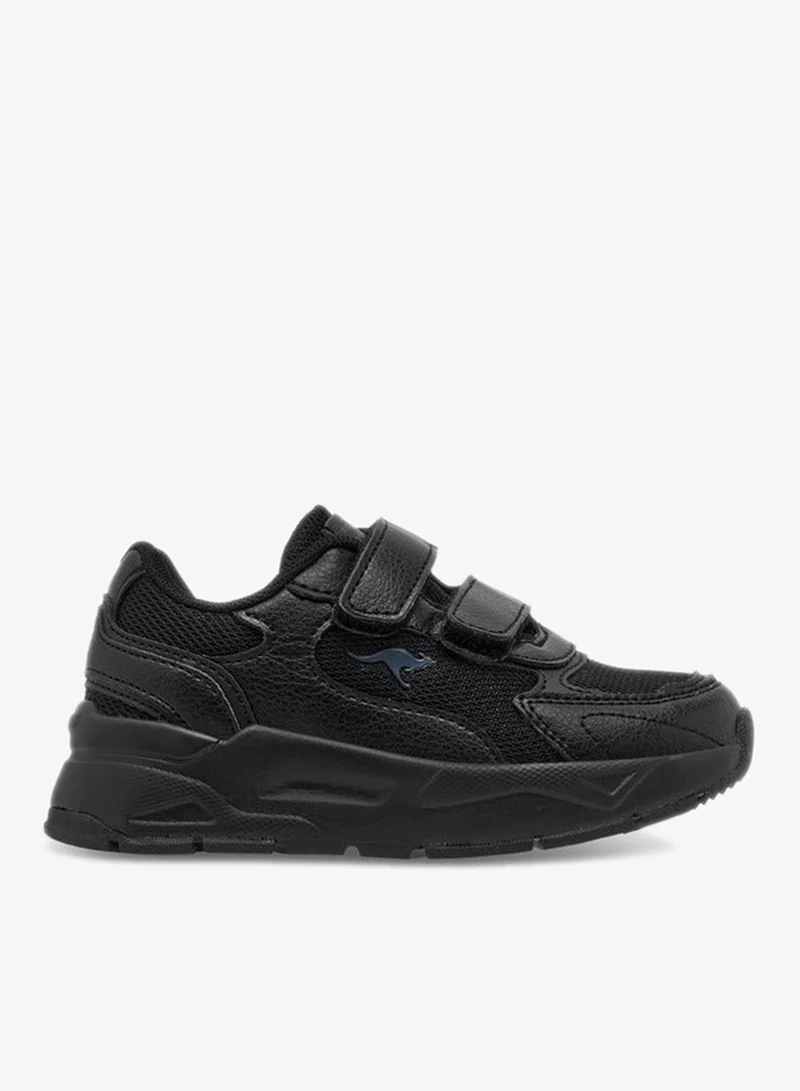 Unisex Logo Detail School Shoes with Hook and Loop Closure