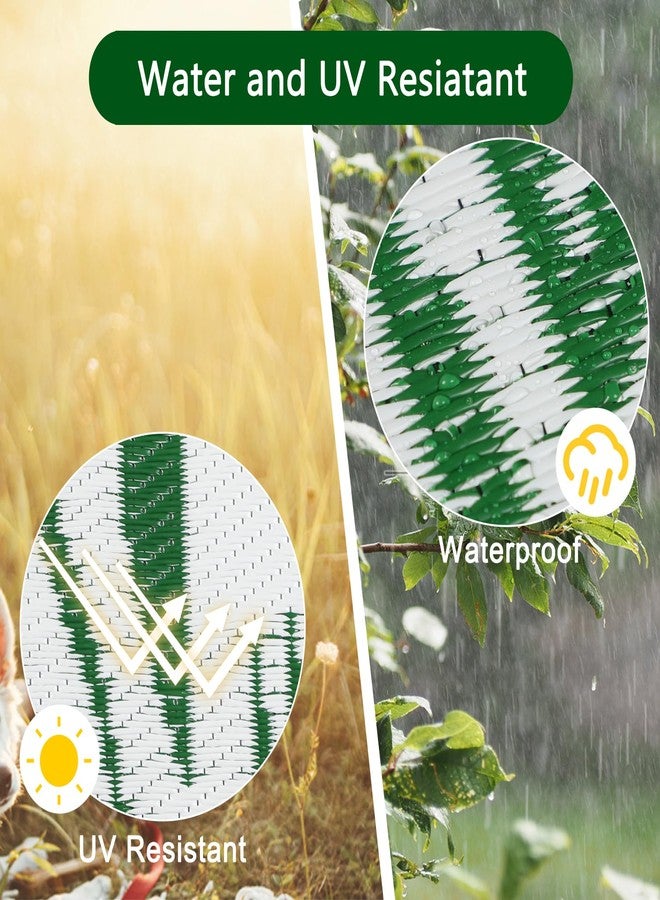 Cekene Outdoor Rugs 6’x9’ Waterproof Outdoor Patio Rug Green Reversible Mats Lightweight Plastic Straw Rug with Carry Bag Portable RV Camping Mat Modern Outdoor Area Rug for Patio Deck Picnic - Image 4