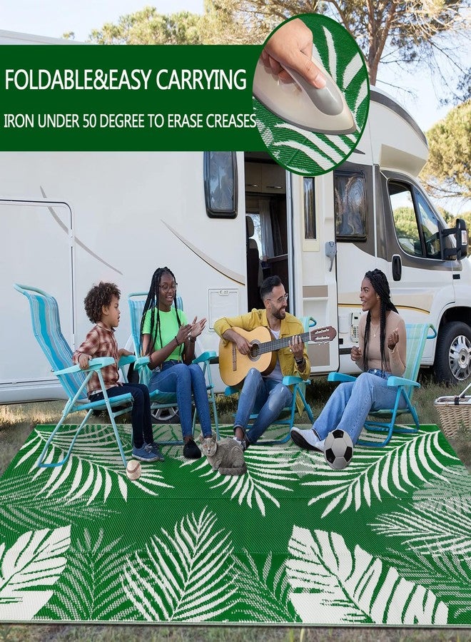 Cekene Outdoor Rugs 6’x9’ Waterproof Outdoor Patio Rug Green Reversible Mats Lightweight Plastic Straw Rug with Carry Bag Portable RV Camping Mat Modern Outdoor Area Rug for Patio Deck Picnic - Image 5