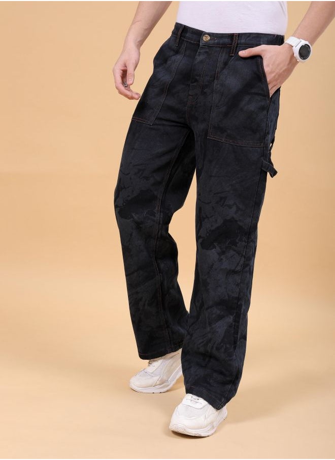 The Indian Garage Co Men Baggy Solid Mid-Rise Jeans  - Image 3