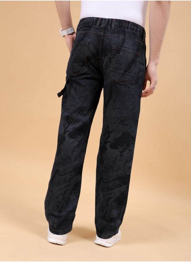 The Indian Garage Co Men Baggy Solid Mid-Rise Jeans  - Image 2