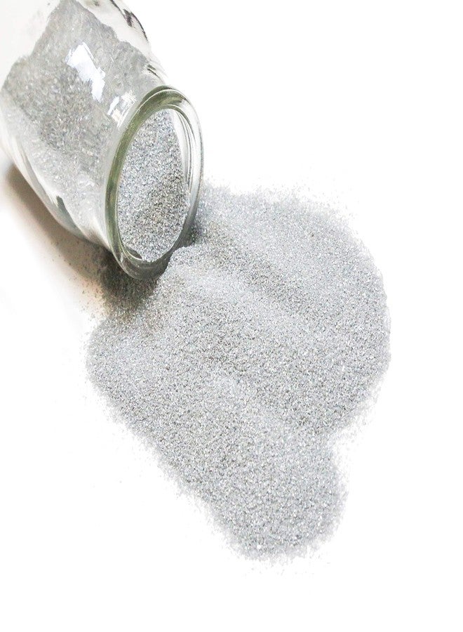 WGVI WGV Unity Colored Fine Sand 1 Pound DIY Crafts, Vase Filler, Therapy Play, Planter Terrarium Centerpiece Design for Wedding Party Event Home Office Garden Decor, Silver - Image 1