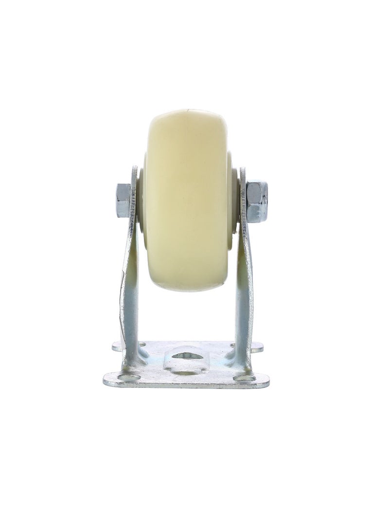 بي إم بي تولز طقم عجلات ثابتة مع كرة مزدوجة مكون من قطعتين - 125 ملم - أبيض - Image 4