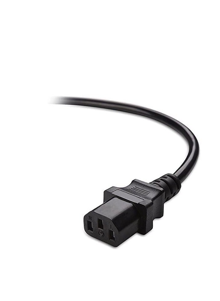 C13 to C14 Computer to PDU Power Extension Cord 18awg, Power Extension Cable (IEC C14 to IEC C13 PDU Power Cord) (1.8M) - Image 2