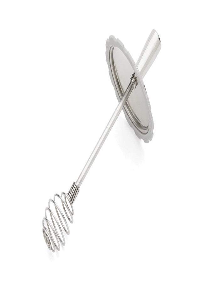 Jarware Honey Dipper Lid For Regular Mouth Mason Jars, Stainless Steel, 6.5" x 3" - Image 3