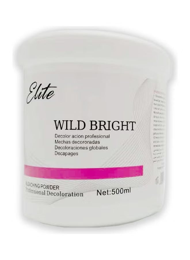 Elite Bleaching Powder For Hair Colour White 500ml - Image 1