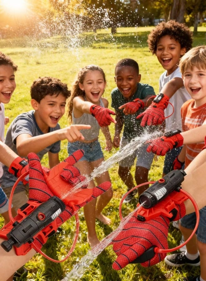 زَافِرَة قاذف ماء للمعصم على شكل سبايدر، لعبة إطلاق بعيدة المدى، هدية للأطفال ولأزياء التنكر - Image 1