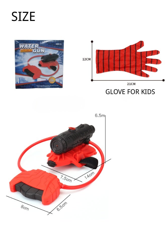 زَافِرَة قاذف ماء للمعصم على شكل سبايدر، لعبة إطلاق بعيدة المدى، هدية للأطفال ولأزياء التنكر - Image 2