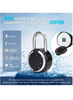 Round Type App Digital Biometric Smart Fingerprint Padlock With IP55 Waterproof Dustproof Keyless Unlock Home Security Protection - pzsku/Z7F60DA1D6B5F3E2BB27EZ/45/_/1703357474/d663e569-ea56-4fa0-857f-315c5d1497b3