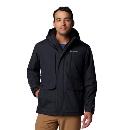 Columbia Men's Landroamer Sherpa Lined Jacket, Black, XX-Large - Image 1