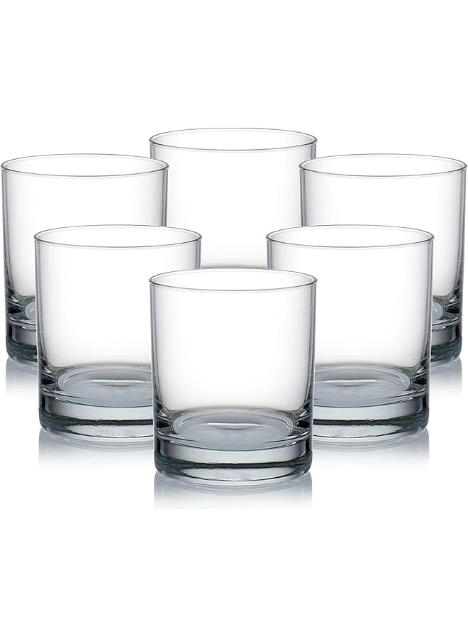 S-TOP San Marino Water Glasses, Set Of 6, Multi-Colour, 290 Ml, B0041106, Mocktail Glass, Beverage Glass, Water Glass, Juice Glass - Image 1