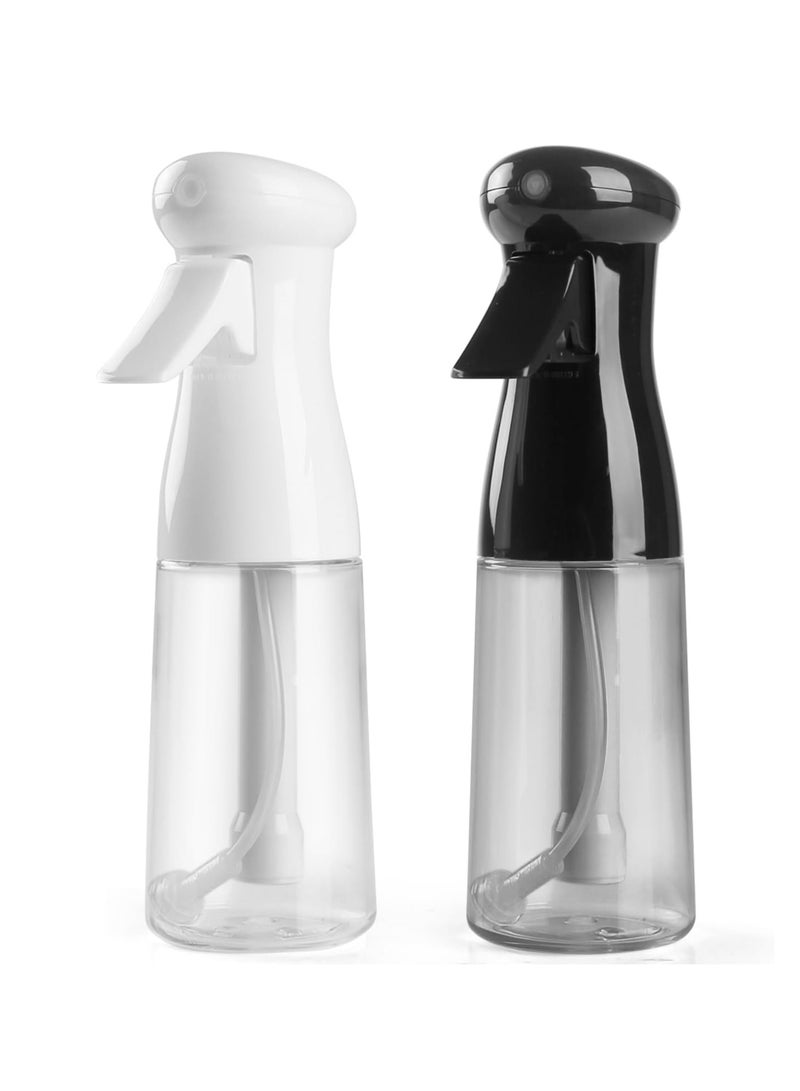 YelaJoy Hair Spray Bottle,  Continuous Water Mister Spray Bottle,  Empty Ultra Fine for Hair Styling,  Pets, Plants, Cleaning, Misting  and Skin Care, Salons, for Taming Hair in Morning, Curly Hair, Essential Oil Scents etc  (2 Pack 6.8 OZ) - Image 1