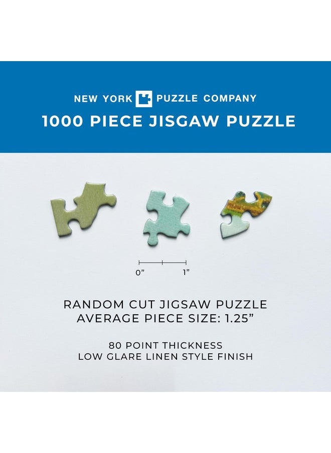 New York Puzzle Company - Victo Ngai Crossing Borders - 1000 Piece Jigsaw Puzzle For Family Game Nights By Victo Ngai  - Image 4