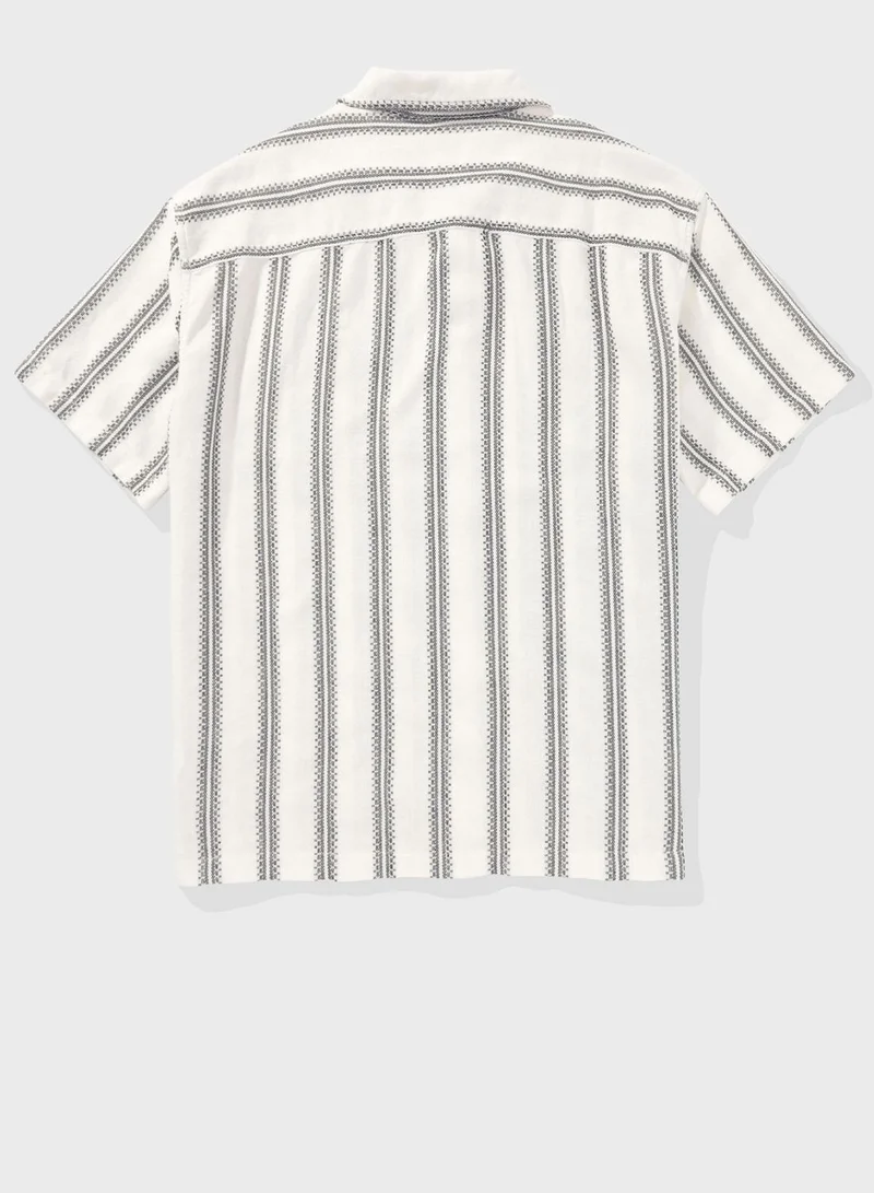 امريكان ايجل Striped Regular Fit Poolside Shirt