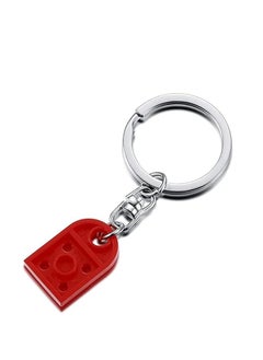 GUDOO Brick Keychain for Couples Friendship - Girlfriend Boyfriend Couples Valentine's Day (Red) Heart Keychain Set Valentine's Day Birthday Key chain for Husband Wife Keychain Gift for Him Her  - Image 4
