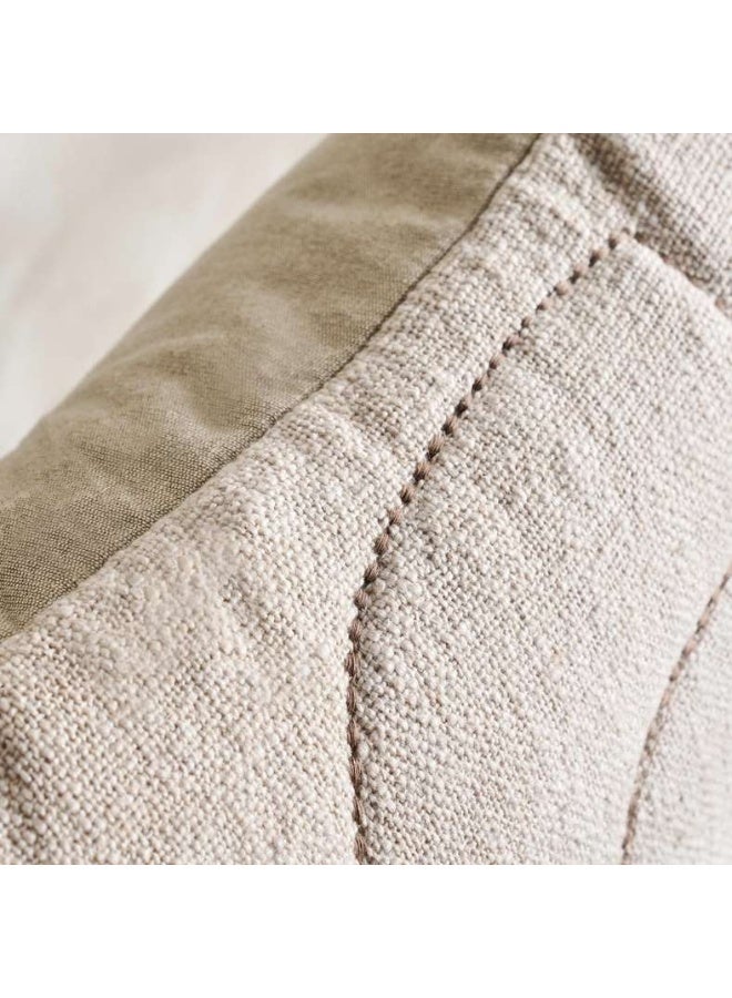 Pan Home Natural Embroidered Cushion 50x50cm - Image 2