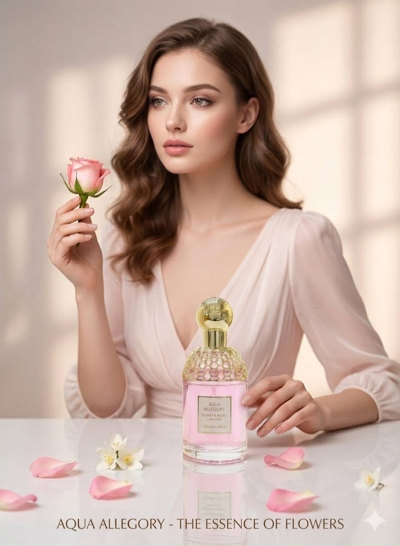 MAIDEN ANNA Aqua Allegory Flower & Water Language Women’s Perfume – 100ml Eau de Toilette Spray | Fresh Floral Aquatic Long Lasting Fragrance for Women | Elegant Daily Wear Perfume - Image 2