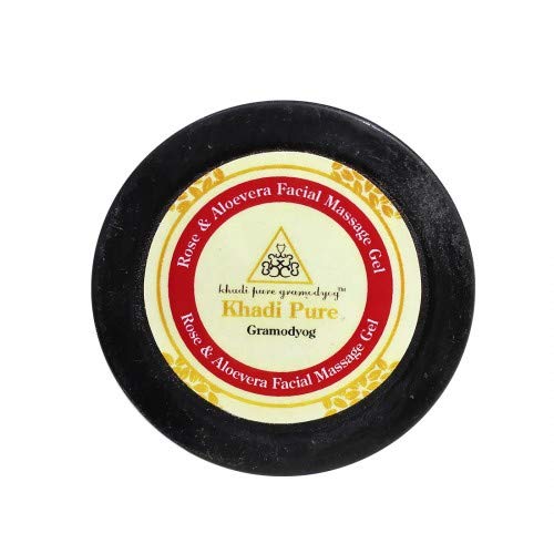 Khadi Pure Gramodyog Khadi Pure Herbal Rose Aloevera Face Massage Gel 100 g