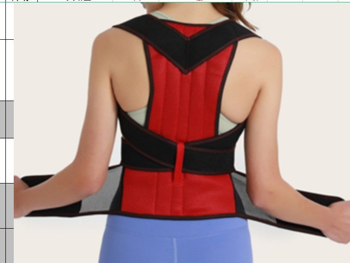 Generic Unisex Adult Posture Corrector Adjustable Back Brace Shoulder pads 1 pair 