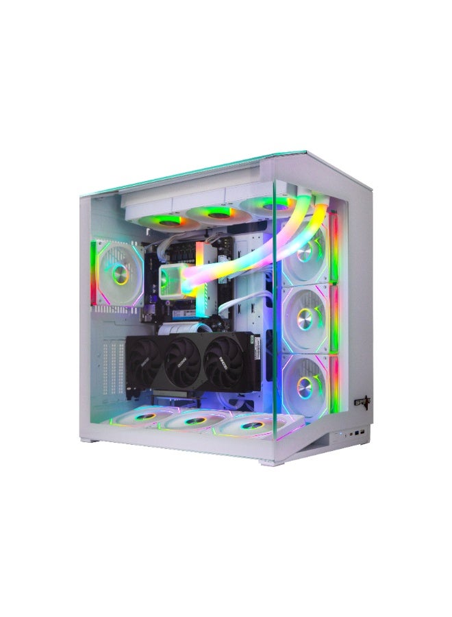 Spear Pc Gaming PC With Intel Core i5-14400F Processor/32GB RAM DDR5/1TB SSD/8GB Nvidia GeForce RTX 5060 Graphics/Windows 11 Pro/ White - Image 1