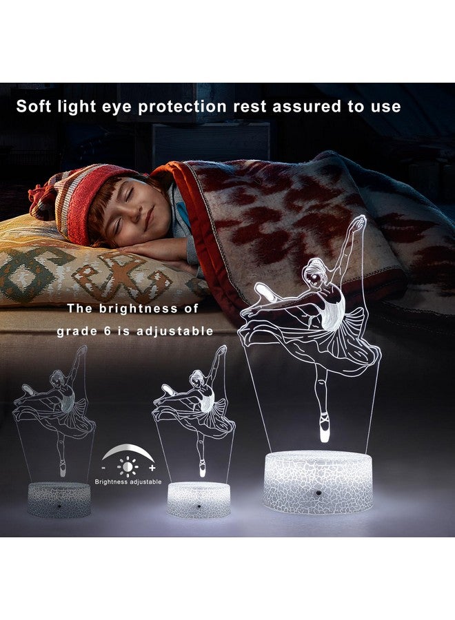 FlyonSea Kids Ballet Gifts,Ballets Girls Light Dancer 16 Color Changing Nightlight with Touch and Remote Control, Ballet Art Decor Light Birthday Christmas Gifts for Kids Girls Baby - Image 4
